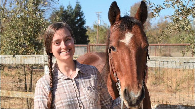 Photo: Sarah Shaffer and her horse